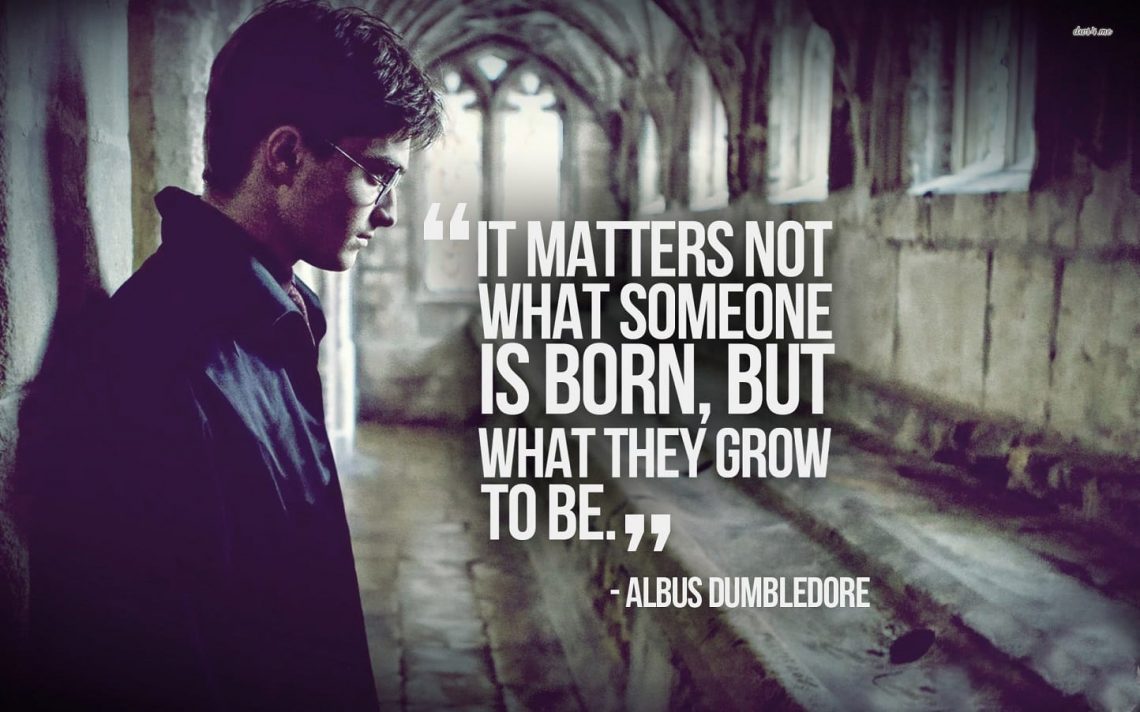 Albus Dumbledore Quote in Harry Potter Audiobooks