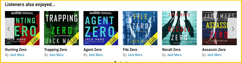 Agent Zero Spy Thriller Audiobooks series