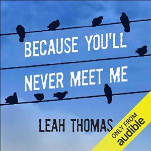 Because You'll Never Meet Me Audiobook by Leah Thomas