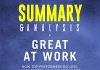 Summary & Analysis of Great at Work Audiobook by ZIP Reads